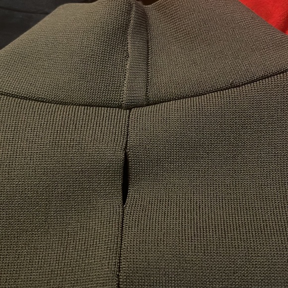 ALEXANDER WANG GRAY BODYCON VISCOSE DRESS WITH SMALL HOLE OPENING FRONT & BACK - Picture 5 of 8